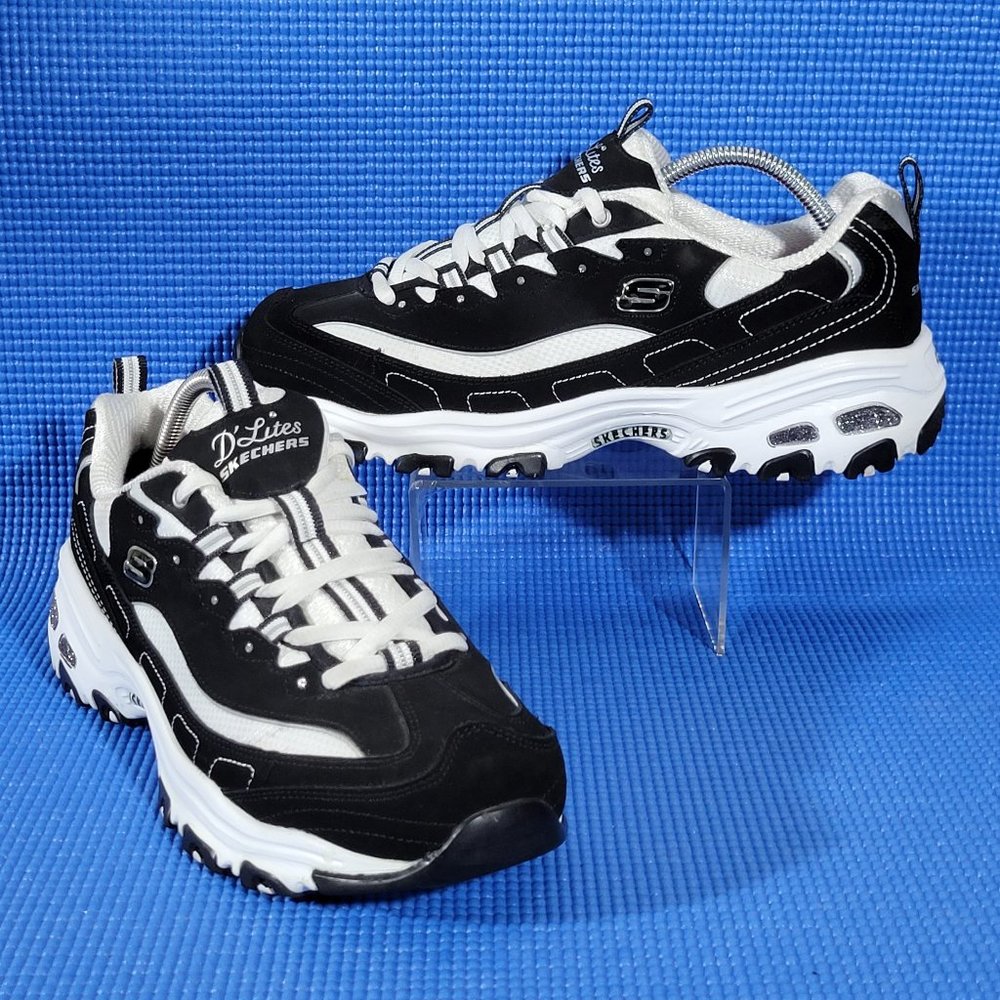 👟Skechers D'Lites - Biggest Fan Sneakers - Women's 9.5 Wide 👟